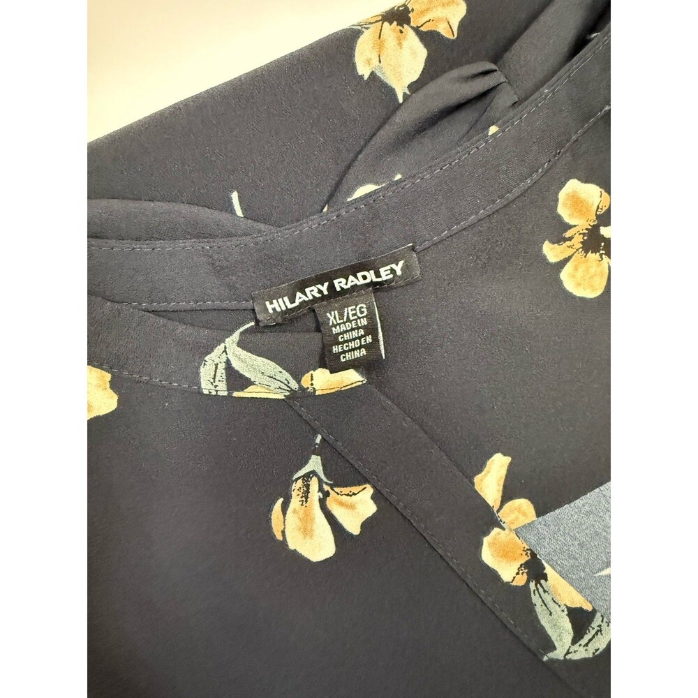 Hilary Radley XL Women's Top, Black, White, Yellow And Navy - 4 Pack - Picture 5 of 9